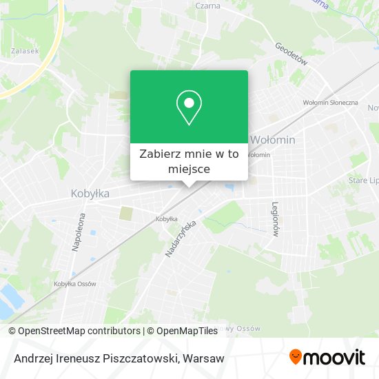 Mapa Andrzej Ireneusz Piszczatowski