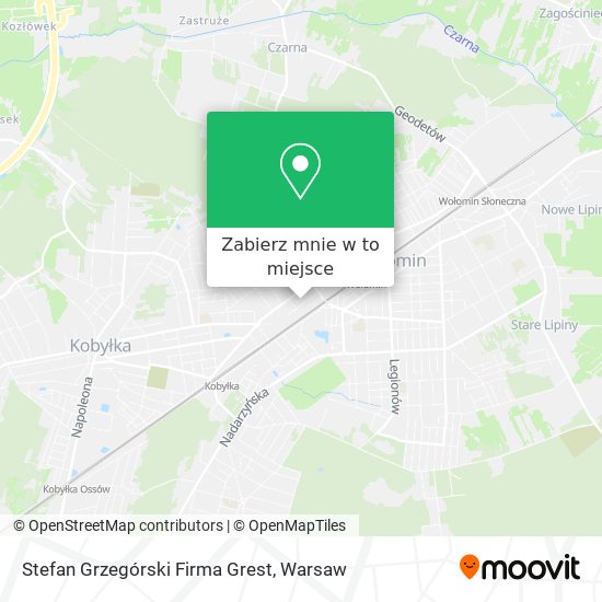 Mapa Stefan Grzegórski Firma Grest