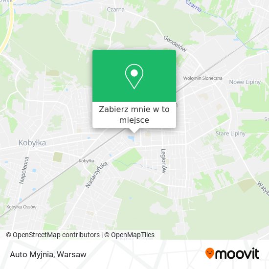 Mapa Auto Myjnia