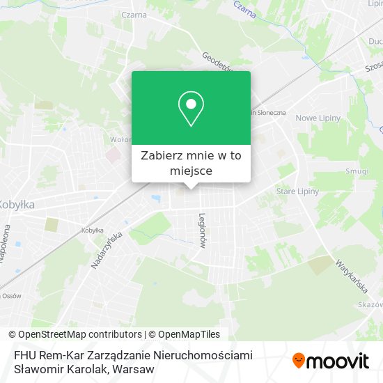 Mapa FHU Rem-Kar Zarządzanie Nieruchomościami Sławomir Karolak