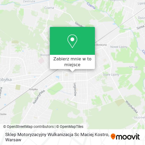 Mapa Sklep Motoryzacyjny Wulkanizacja Sc Maciej Kostro