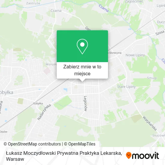 Mapa Łukasz Moczydłowski Prywatna Praktyka Lekarska