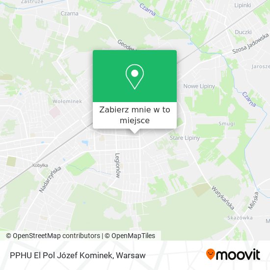 Mapa PPHU El Pol Józef Kominek