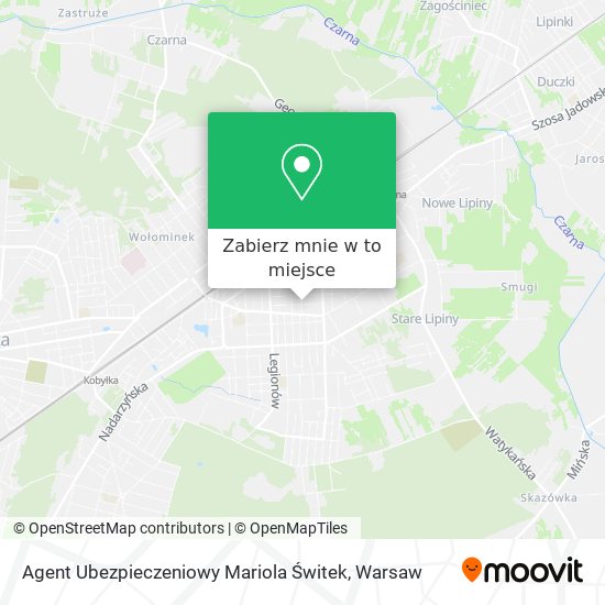 Mapa Agent Ubezpieczeniowy Mariola Świtek