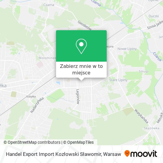 Mapa Handel Export Import Kozłowski Sławomir