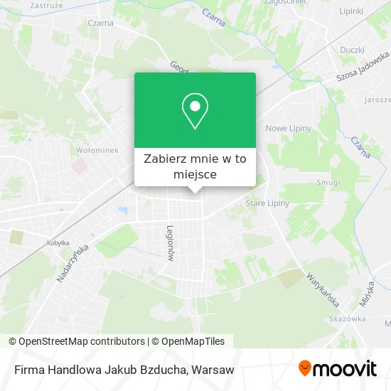 Mapa Firma Handlowa Jakub Bzducha