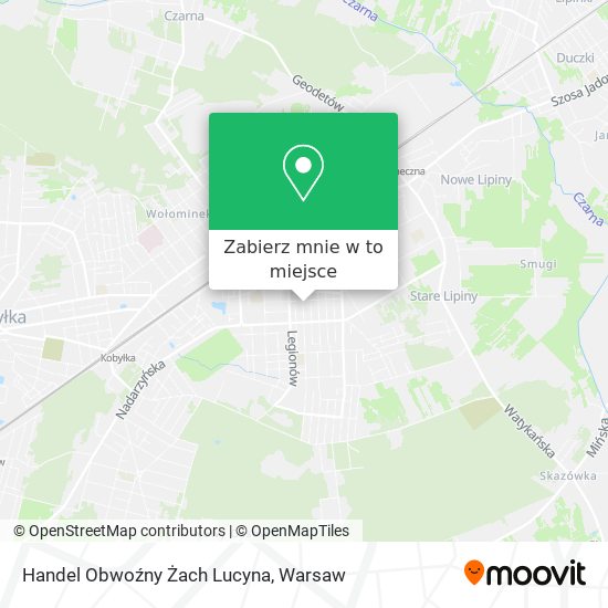 Mapa Handel Obwoźny Żach Lucyna