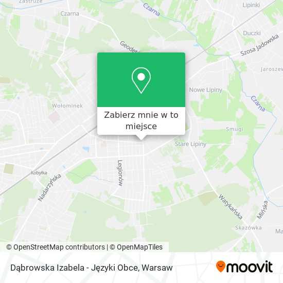 Mapa Dąbrowska Izabela - Języki Obce