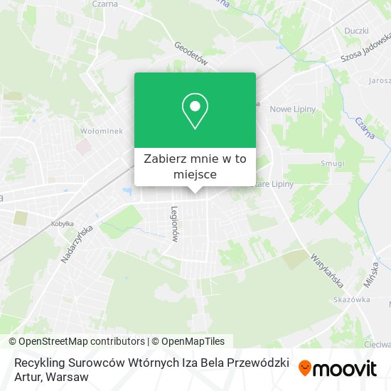 Mapa Recykling Surowców Wtórnych Iza Bela Przewódzki Artur