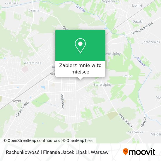 Mapa Rachunkowość i Finanse Jacek Lipski