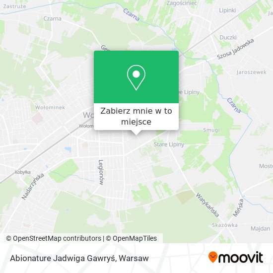 Mapa Abionature Jadwiga Gawryś