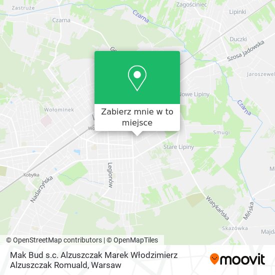 Mapa Mak Bud s.c. Alzuszczak Marek Włodzimierz Alzuszczak Romuald