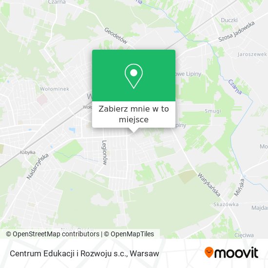 Mapa Centrum Edukacji i Rozwoju s.c.