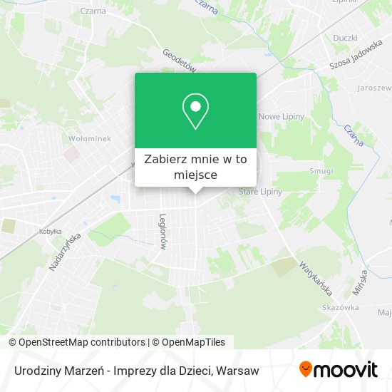 Mapa Urodziny Marzeń - Imprezy dla Dzieci