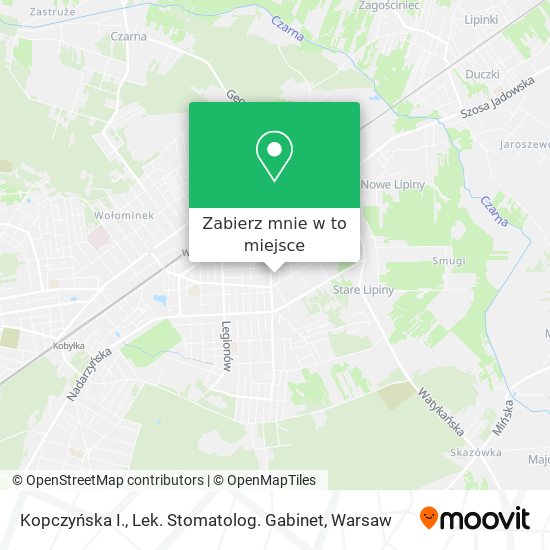 Mapa Kopczyńska I., Lek. Stomatolog. Gabinet