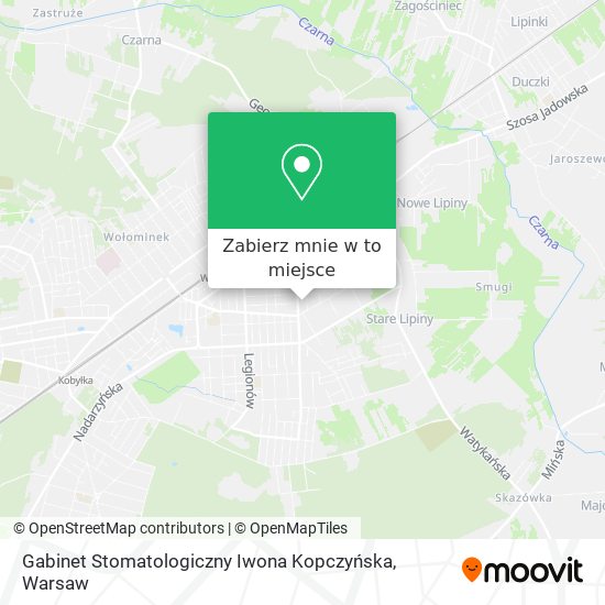 Mapa Gabinet Stomatologiczny Iwona Kopczyńska