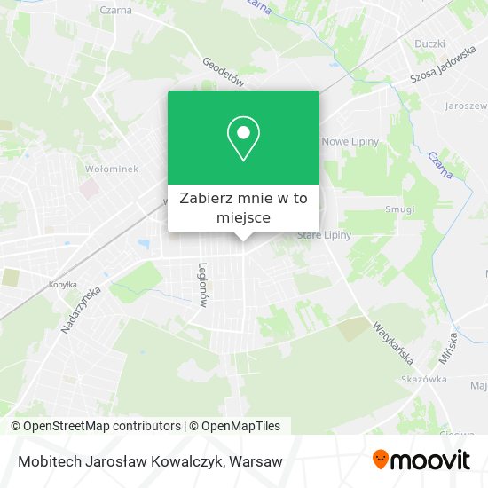 Mapa Mobitech Jarosław Kowalczyk