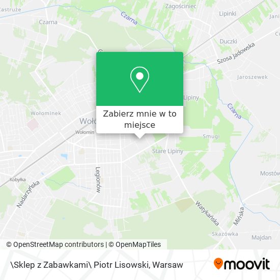 Mapa \Sklep z Zabawkami\ Piotr Lisowski