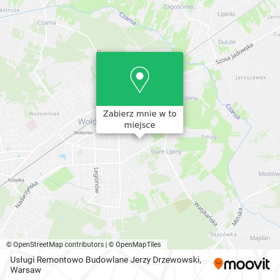 Mapa Usługi Remontowo Budowlane Jerzy Drzewowski