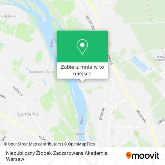 Mapa Niepubliczny Żłobek Zaczarowana Akademia