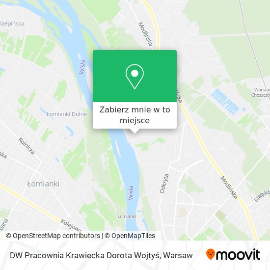 Mapa DW Pracownia Krawiecka Dorota Wojtyś