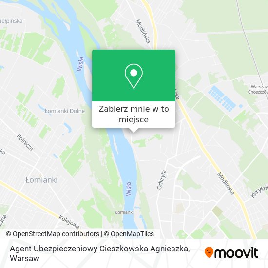 Mapa Agent Ubezpieczeniowy Cieszkowska Agnieszka