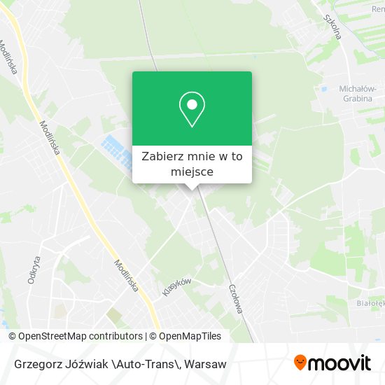 Mapa Grzegorz Jóźwiak \Auto-Trans\