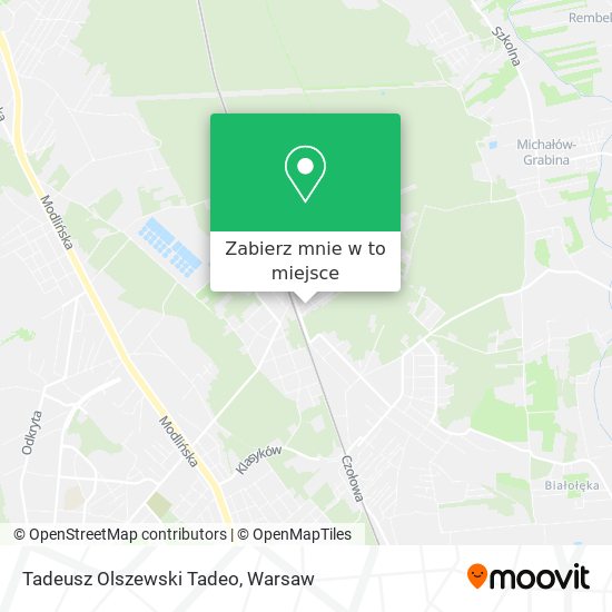 Mapa Tadeusz Olszewski Tadeo