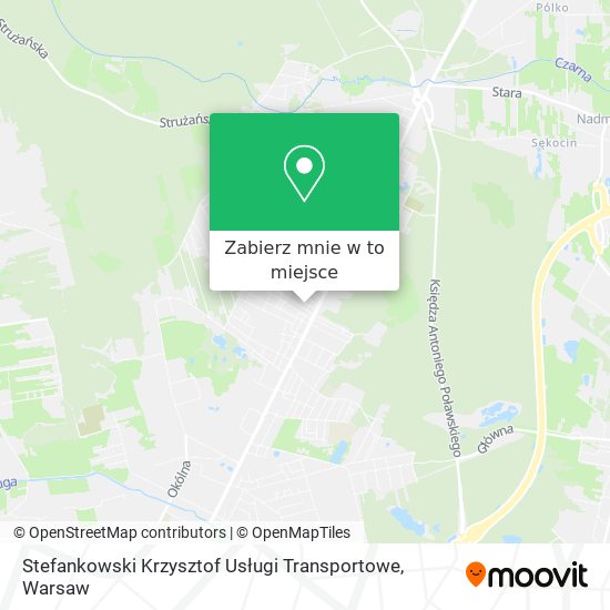 Mapa Stefankowski Krzysztof Usługi Transportowe