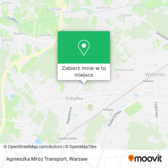 Mapa Agnieszka Mróz Transport