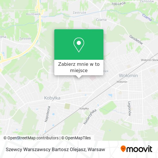 Mapa Szewcy Warszawscy Bartosz Olejasz