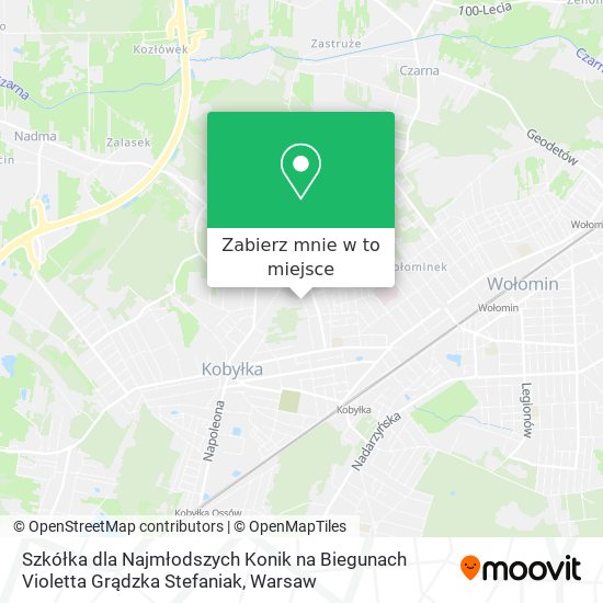 Mapa Szkółka dla Najmłodszych Konik na Biegunach Violetta Grądzka Stefaniak