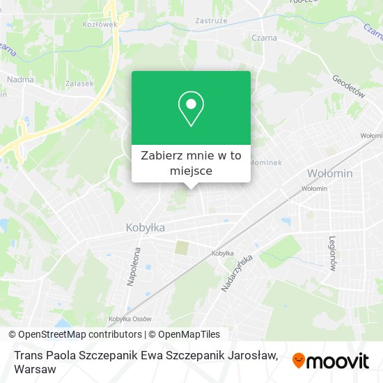 Mapa Trans Paola Szczepanik Ewa Szczepanik Jarosław