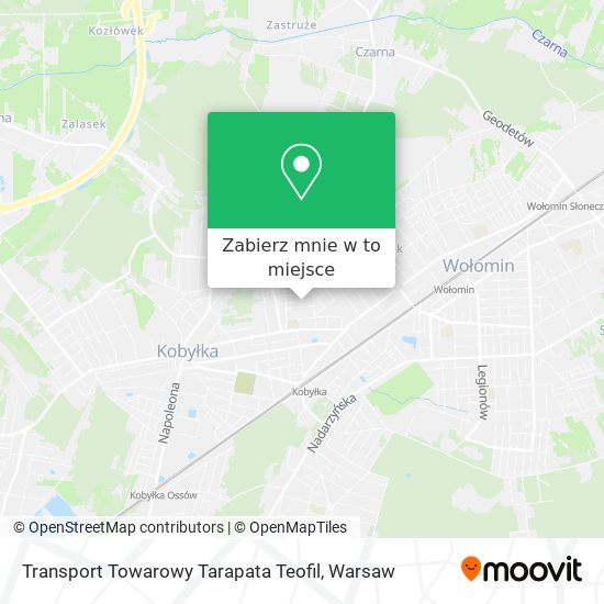 Mapa Transport Towarowy Tarapata Teofil