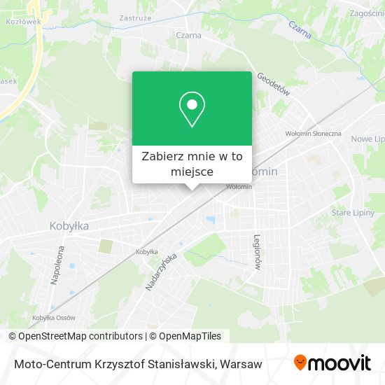 Mapa Moto-Centrum Krzysztof Stanisławski