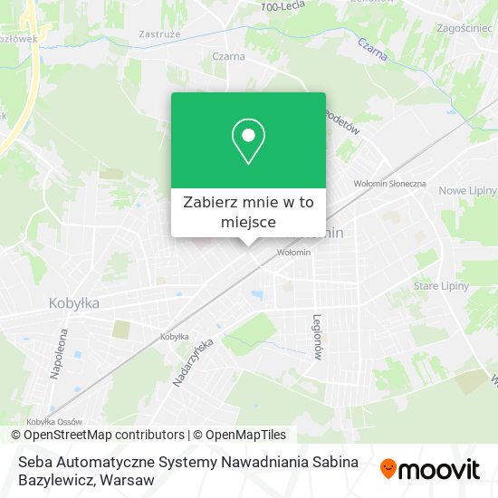 Mapa Seba Automatyczne Systemy Nawadniania Sabina Bazylewicz