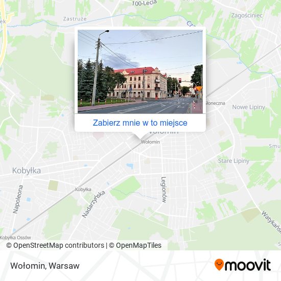 Mapa Wołomin