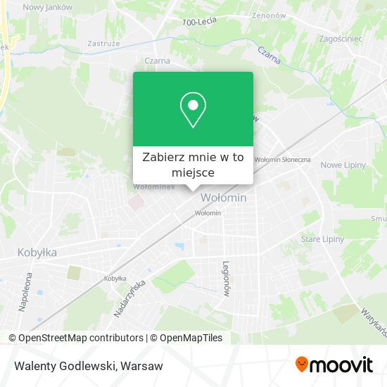 Mapa Walenty Godlewski