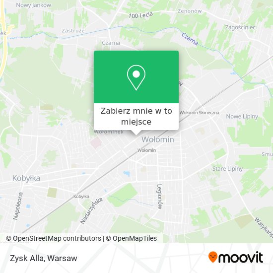 Mapa Zysk Alla