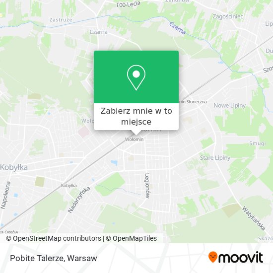 Mapa Pobite Talerze