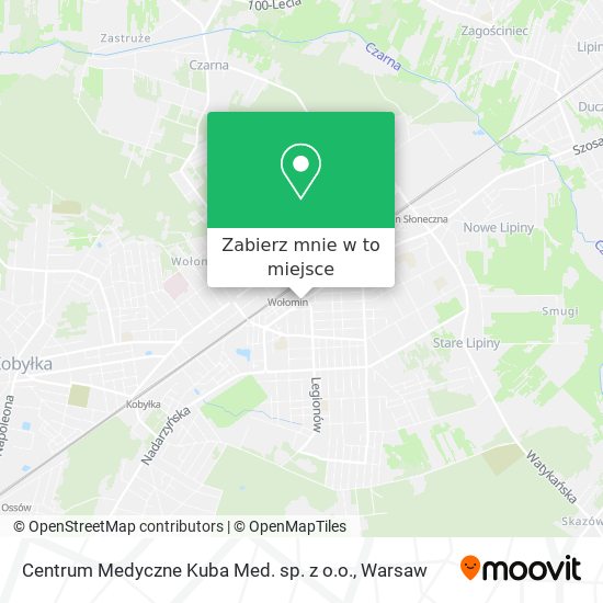 Mapa Centrum Medyczne Kuba Med. sp. z o.o.