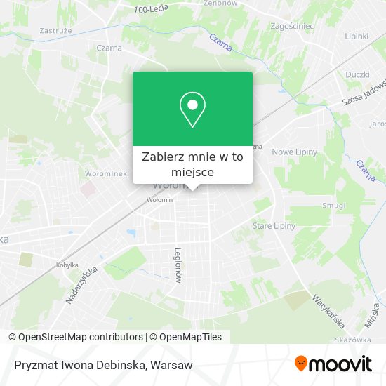 Mapa Pryzmat Iwona Debinska