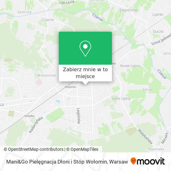 Mapa Mani&Go Pielęgnacja Dłoni i Stóp Wołomin