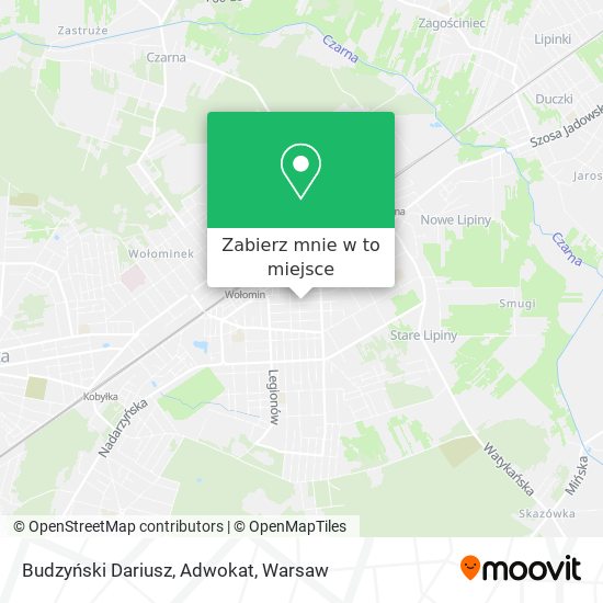 Mapa Budzyński Dariusz, Adwokat