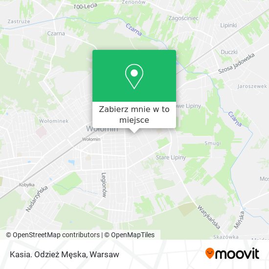 Mapa Kasia. Odzież Męska