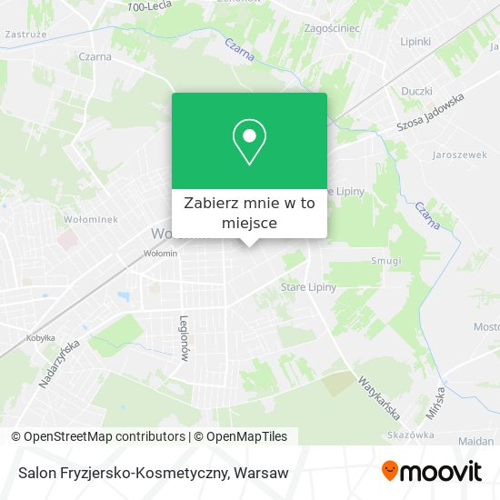 Mapa Salon Fryzjersko-Kosmetyczny