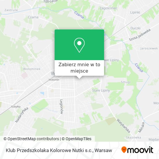 Mapa Klub Przedszkolaka Kolorowe Nutki s.c.