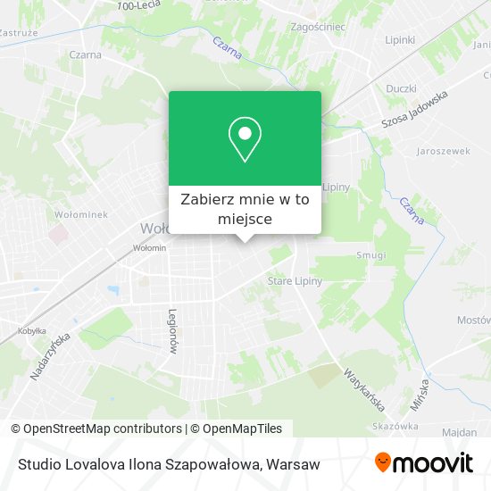 Mapa Studio Lovalova Ilona Szapowałowa