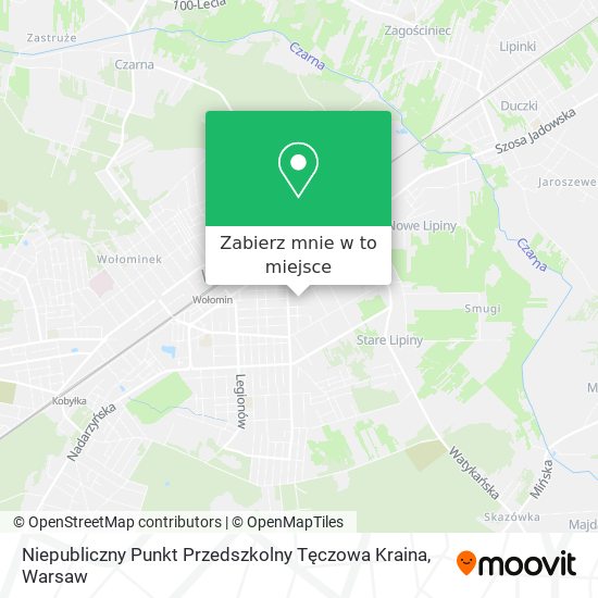 Mapa Niepubliczny Punkt Przedszkolny Tęczowa Kraina