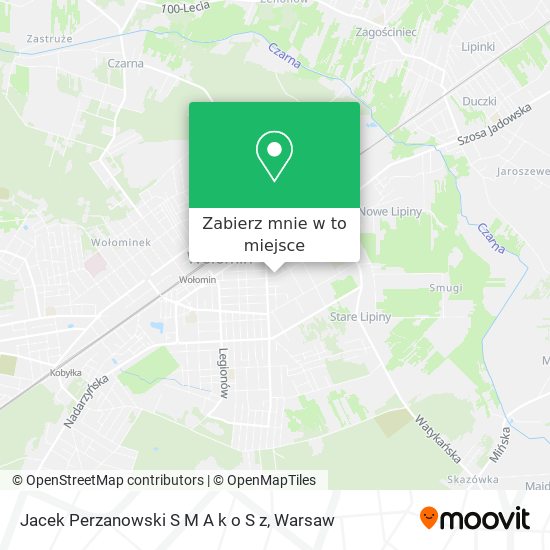 Mapa Jacek Perzanowski S M A k o S z